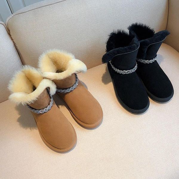 boots 2021 winter women simplicity snow wool and cashmere blended short warm rhombic casual brown black big size 34-43
boots 2021 winter women simplicity snow wool and cashmere blended short warm rhombic casual brown black big size 34-43