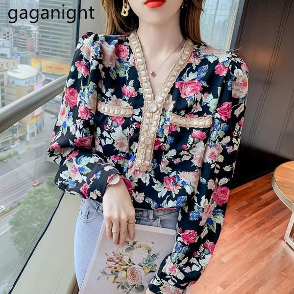 women's blouses & shirts gaganight vintage flower women long sleeve blouse 2021 arrivals spring shirt chic fashion v neck blusas office, White
women's blouses & shirts gaganight vintage flower women long sleeve blouse 2021 arrivals spring shirt chic fashion v neck blusas office, White