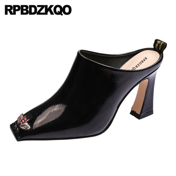 dress shoes sandals thick mules slipper 2021 women pumps chunky high heels black fashion square toe ladies slip on bee patent leather
dress shoes sandals thick mules slipper 2021 women pumps chunky high heels black fashion square toe ladies slip on bee patent leather