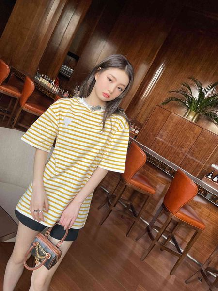 shirt p family 21 summer riangle label leather letter stripe navy style loose versatile round neck short sleeve, White
shirt p family 21 summer riangle label leather letter stripe navy style loose versatile round neck short sleeve, White