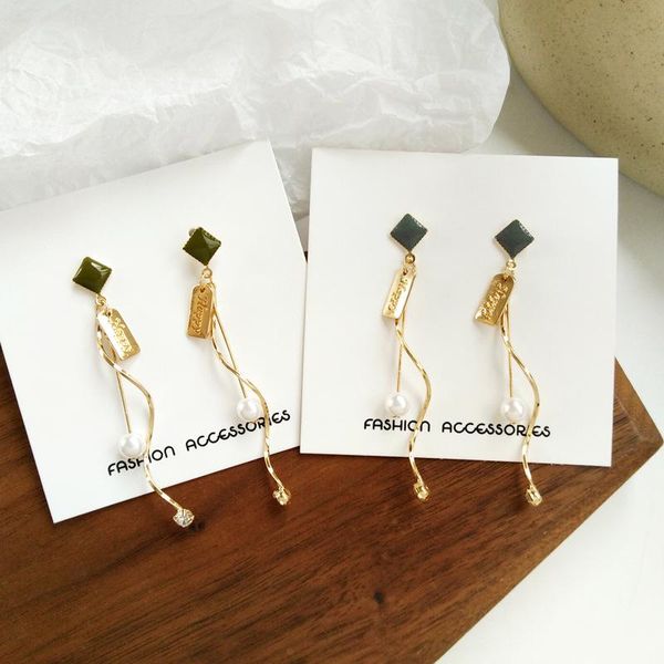 dangle & chandelier trendy metallic wave personality geometric irregularity long earrings fashionable pearl drop earring for women jewelry, Silver
dangle & chandelier trendy metallic wave personality geometric irregularity long earrings fashionable pearl drop earring for women jewelry, Silver