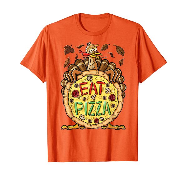 eat pizza turkey - funny thanksgiving gift kids men women t-shirt, White;black 
eat pizza turkey - funny thanksgiving gift kids men women t-shirt, White;black