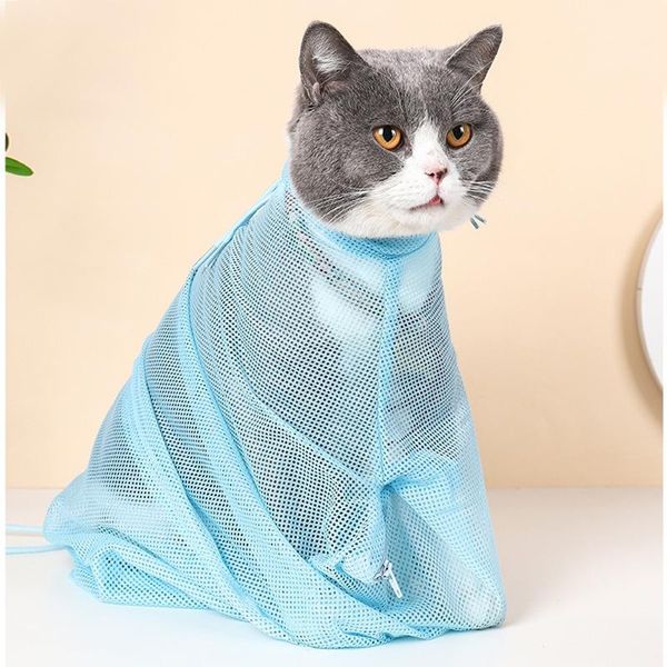 cat costumes adjustable mesh grooming bath bag cats washing bags for pet bathing nail trimming injecting anti scratch bite restraint
cat costumes adjustable mesh grooming bath bag cats washing bags for pet bathing nail trimming injecting anti scratch bite restraint