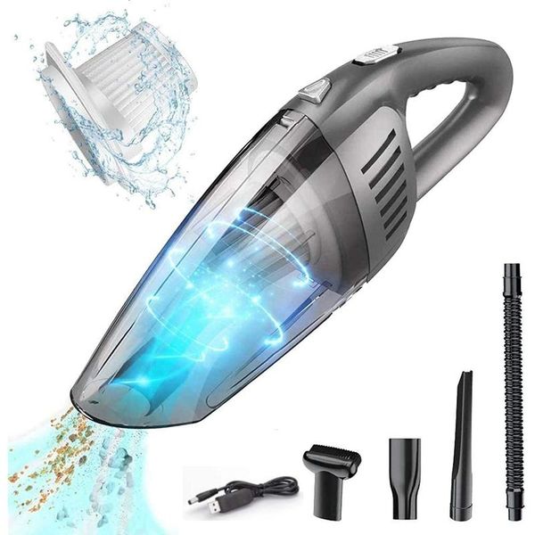 portable cordless handheld car vacuum cleaner, 7000pa strong suction, 120w high power, quick cleaning, wet dry use
portable cordless handheld car vacuum cleaner, 7000pa strong suction, 120w high power, quick cleaning, wet dry use