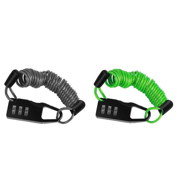 bike locks bicycle lock anti-theft mini helmet motorcycle cycling scooter 3 digit combination password safety cable 
bike locks bicycle lock anti-theft mini helmet motorcycle cycling scooter 3 digit combination password safety cable