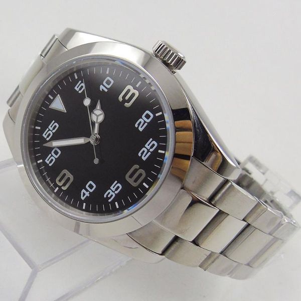 wristwatches 40mm sterile dial sapphire glass polished bezel seeing case back nh35a miyota 8215 automatic men's wristwatch, Slivery;brown
wristwatches 40mm sterile dial sapphire glass polished bezel seeing case back nh35a miyota 8215 automatic men's wristwatch, Slivery;brown