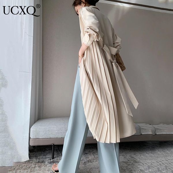 casual dresses ucxq woman midi dress solid organ pleats wild with sashes long sleeve lapel loose style 2021 autumn fashion 23xm281, Black;gray
casual dresses ucxq woman midi dress solid organ pleats wild with sashes long sleeve lapel loose style 2021 autumn fashion 23xm281, Black;gray