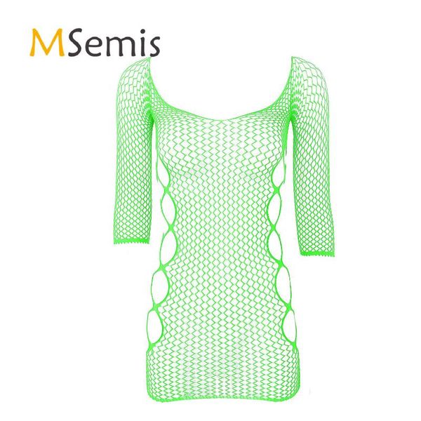one-piece suits womens lingerie hollow out fishnet babydoll bodystocking chemise off shoulder long sleeves see-through stretchy mini dress
one-piece suits womens lingerie hollow out fishnet babydoll bodystocking chemise off shoulder long sleeves see-through stretchy mini dress