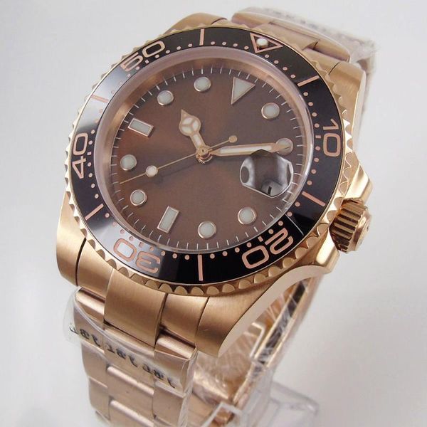 wristwatches full rose gold coated selfwinding wristwatch men brown miyota root beer insert oyster strap deployment clasp, Slivery;brown
wristwatches full rose gold coated selfwinding wristwatch men brown miyota root beer insert oyster strap deployment clasp, Slivery;brown