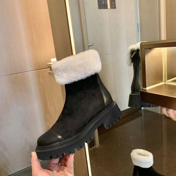 boots 2021 fashion genuine leather booties women female ankle wool warm thick-soled heel winter shoes for, Black
boots 2021 fashion genuine leather booties women female ankle wool warm thick-soled heel winter shoes for, Black