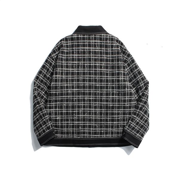 new street retro checkered pockets jacket men and women oversize plaid lapel winter coat hip windbreaker coa rvjp, Black;brown
new street retro checkered pockets jacket men and women oversize plaid lapel winter coat hip windbreaker coa rvjp, Black;brown