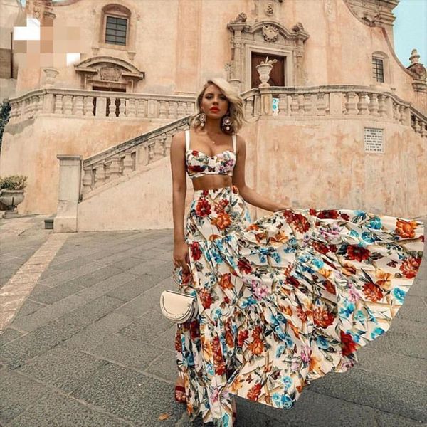 two piece set summer dress womens tracksuits vintage printed sleeveless boho maxi plus size 3xl elegant party vestidos, Gray
two piece set summer dress womens tracksuits vintage printed sleeveless boho maxi plus size 3xl elegant party vestidos, Gray
