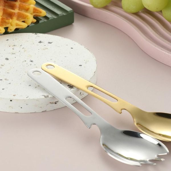 spoons stainless steel fork spoon one fruit knife multifunction beer corkscrew cake salad kitchen tableware accessories
spoons stainless steel fork spoon one fruit knife multifunction beer corkscrew cake salad kitchen tableware accessories