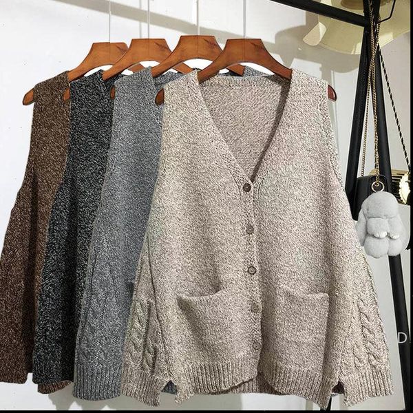 sweater women v neck sleeveless cardigan solid loose knitted vintage fashion korean knitwear outwear 90916, White;black
sweater women v neck sleeveless cardigan solid loose knitted vintage fashion korean knitwear outwear 90916, White;black