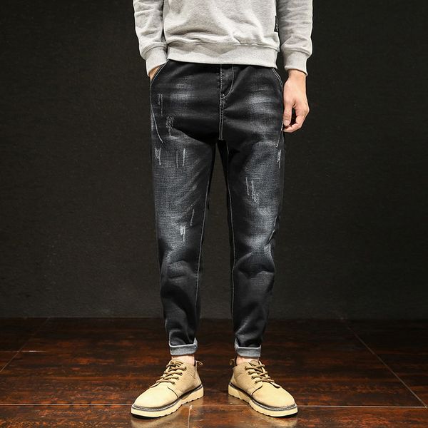 oversized jeans mens loose overweight man pants trendy men elastic straight fat guy plus-sized size casual pants, Blue
oversized jeans mens loose overweight man pants trendy men elastic straight fat guy plus-sized size casual pants, Blue