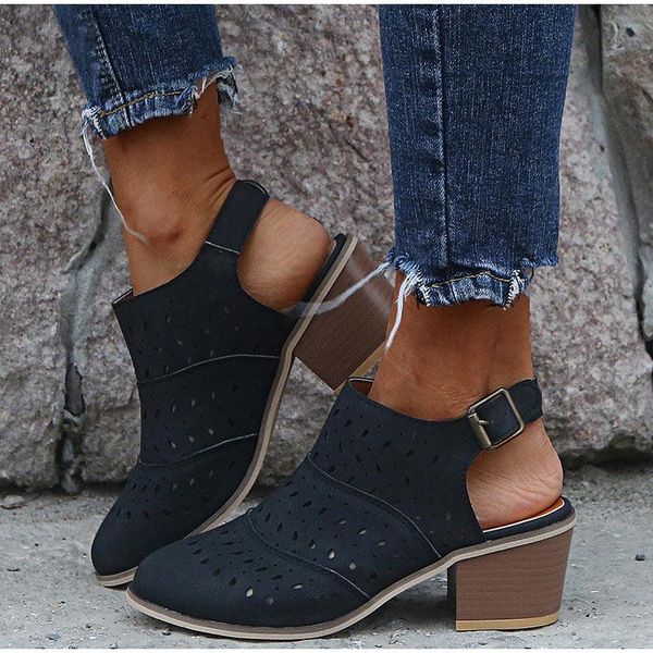 dress shoes women buckle straps thick square heels ladies female casual plus size drop summer women's retro pumps sandals, Black
dress shoes women buckle straps thick square heels ladies female casual plus size drop summer women's retro pumps sandals, Black