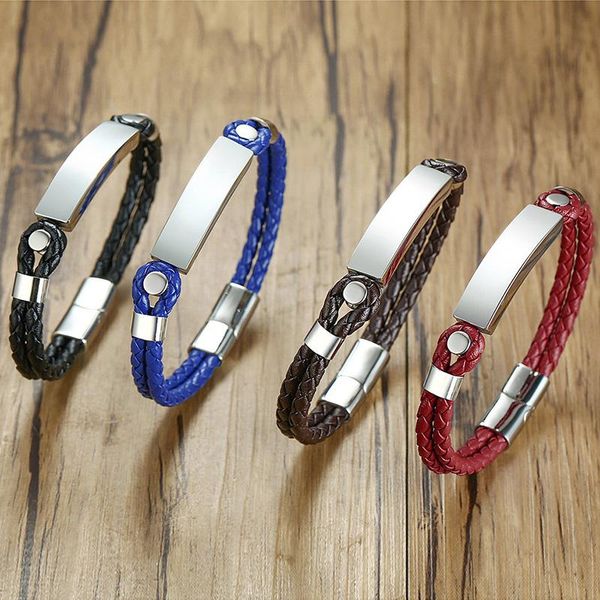 charm bracelets mingao custom lettering stainless steel leather bracelet trendy men's simple fashion blank curved brand bangle, Golden;silver
charm bracelets mingao custom lettering stainless steel leather bracelet trendy men's simple fashion blank curved brand bangle, Golden;silver