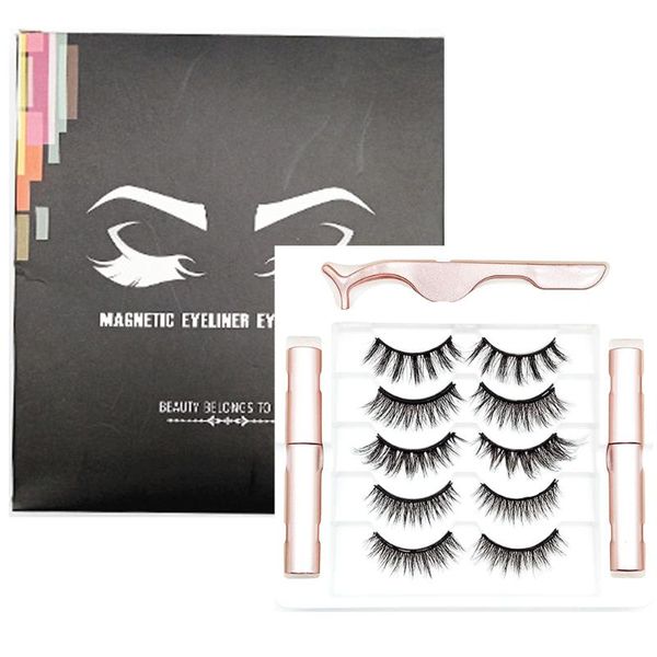 false eyelashes 5pcs magnet eyelash magnetic liquid eyeliner & tweezer waterproof long lasting extension
false eyelashes 5pcs magnet eyelash magnetic liquid eyeliner & tweezer waterproof long lasting extension