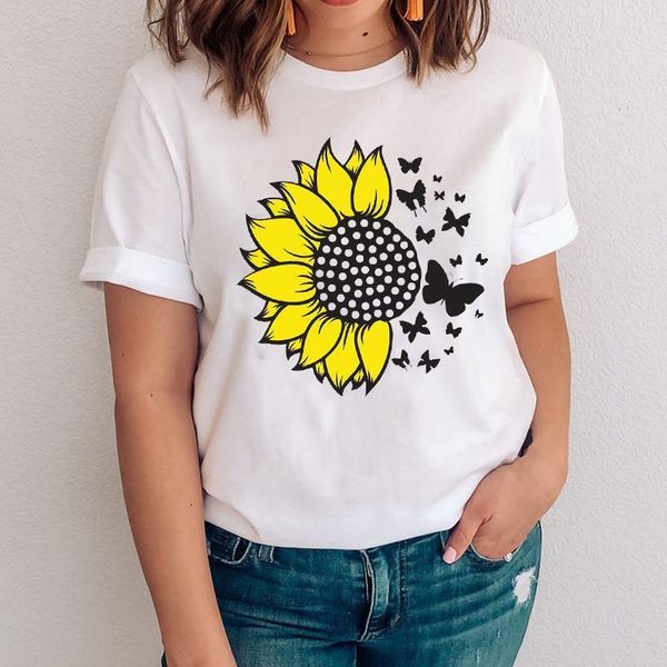women graphic sunflower floral fashion flower clothing cute 90s clothes lady tees print clothing female tshirt t-shirt, White
women graphic sunflower floral fashion flower clothing cute 90s clothes lady tees print clothing female tshirt t-shirt, White