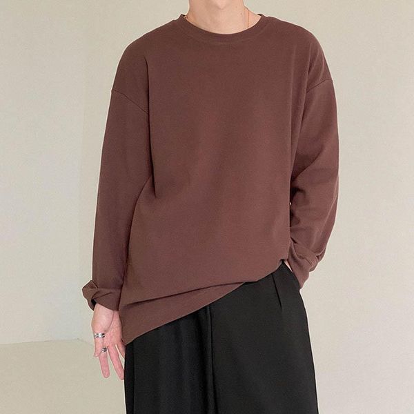 men's t-shirts o-neck loose long sleeve t-shirt korean fashion solid basic men casual office white spring menswear 2021, White;black
men's t-shirts o-neck loose long sleeve t-shirt korean fashion solid basic men casual office white spring menswear 2021, White;black