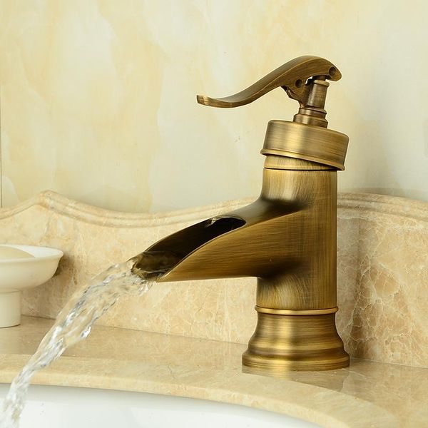 bathroom sink faucets wine glass style single lever waterfall basin faucet antique bronze finish and cold mixer taps 1858f
bathroom sink faucets wine glass style single lever waterfall basin faucet antique bronze finish and cold mixer taps 1858f