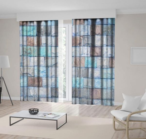curtain & drapes stone ceramic brick wall construction rustic modern decorating po printed blue brown gray
curtain & drapes stone ceramic brick wall construction rustic modern decorating po printed blue brown gray
