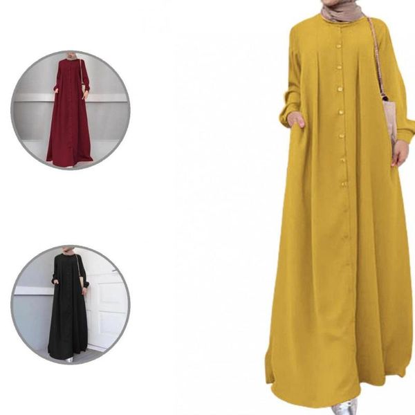 casual dresses soft women accessory round neck long sleeve loose dress for holiday, Black;gray
casual dresses soft women accessory round neck long sleeve loose dress for holiday, Black;gray