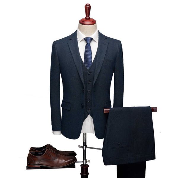 men's suits & blazers solid color large male suit three korean style boutique fashion ensemble attire homme formal wedding wear 3eis, White;black
men's suits & blazers solid color large male suit three korean style boutique fashion ensemble attire homme formal wedding wear 3eis, White;black