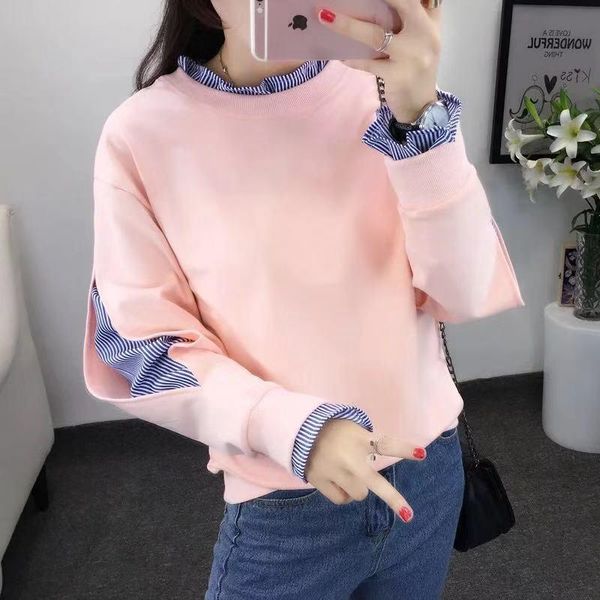 women's hoodies & sweatshirts 2021plus velvet thicken winter fake two pieces hoodie female head loose long-sleeved casual sweatshirt, Black
women's hoodies & sweatshirts 2021plus velvet thicken winter fake two pieces hoodie female head loose long-sleeved casual sweatshirt, Black