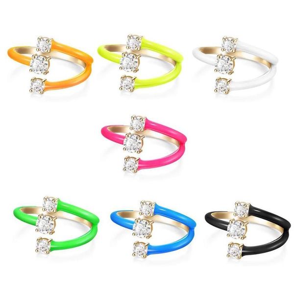 rainbow fashion women jewelry candy neon enamel colorful finger ring for women open adjust size 220217, Slivery;golden
rainbow fashion women jewelry candy neon enamel colorful finger ring for women open adjust size 220217, Slivery;golden
