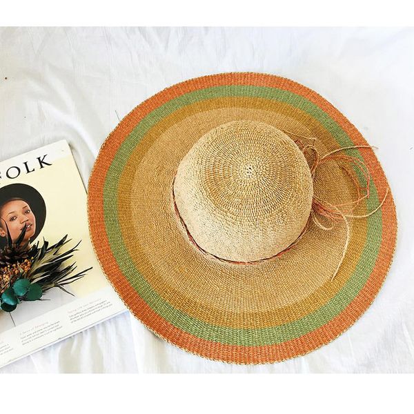 2021 new product big brim straw hats for women summer ladies beach sun hat b5av, Blue;gray
2021 new product big brim straw hats for women summer ladies beach sun hat b5av, Blue;gray