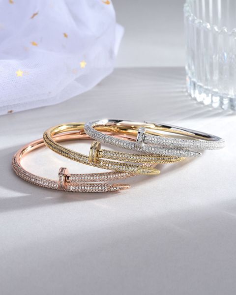 donia jewelry luxury bangle nail bracelet exaggerated titanium steel micro-inlaid zircon gift from european and american fashion designers w, Black
donia jewelry luxury bangle nail bracelet exaggerated titanium steel micro-inlaid zircon gift from european and american fashion designers w, Black