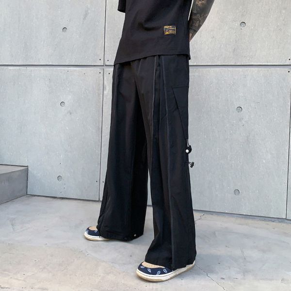 2021 new korean version of black wide-leg men's fashion casual cargo men streetwear hip-hop straight-leg pants mens trousers lp87
2021 new korean version of black wide-leg men's fashion casual cargo men streetwear hip-hop straight-leg pants mens trousers lp87