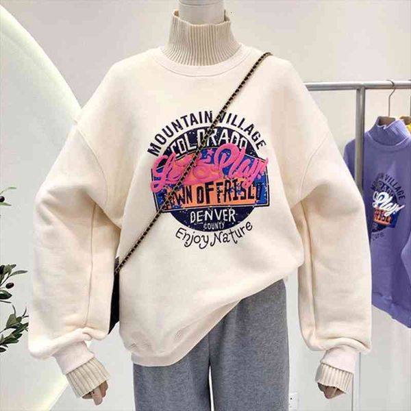vintage letters print thick warm sweatshirt women oversized turtleneck design winter casual harajuku teens girls korean, Black
vintage letters print thick warm sweatshirt women oversized turtleneck design winter casual harajuku teens girls korean, Black