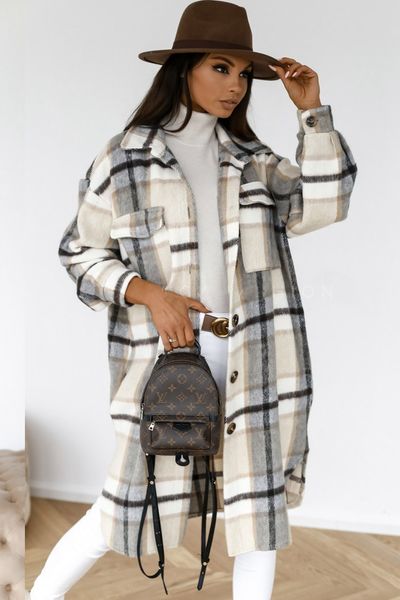 autumn and winter long sleeve button lapel leisure warm long woolen plaid trench coat shacket, Black;brown
autumn and winter long sleeve button lapel leisure warm long woolen plaid trench coat shacket, Black;brown
