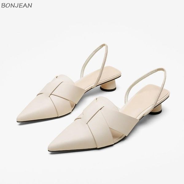 sandals cross-strap decorative pointed toe middle heel women chunky shoes solid-color closed, Black
sandals cross-strap decorative pointed toe middle heel women chunky shoes solid-color closed, Black
