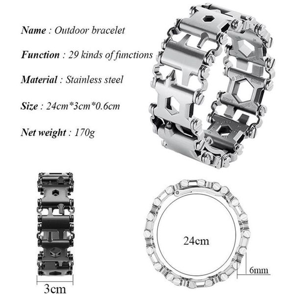 dreambell men outdoor spliced bracelet multifunctional wearing screwdriver tool hand chain field survival bracelet dream jllndh
dreambell men outdoor spliced bracelet multifunctional wearing screwdriver tool hand chain field survival bracelet dream jllndh