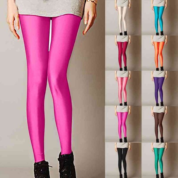daigelo s stretch womens leggings nine point pants slimming candy color fluorescent autumn winter seamless trousers, Black
daigelo s stretch womens leggings nine point pants slimming candy color fluorescent autumn winter seamless trousers, Black