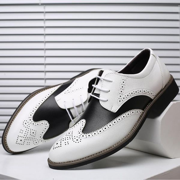 dress shoes spring fashion men male formal flat pointed toe england style business leather, Black
dress shoes spring fashion men male formal flat pointed toe england style business leather, Black