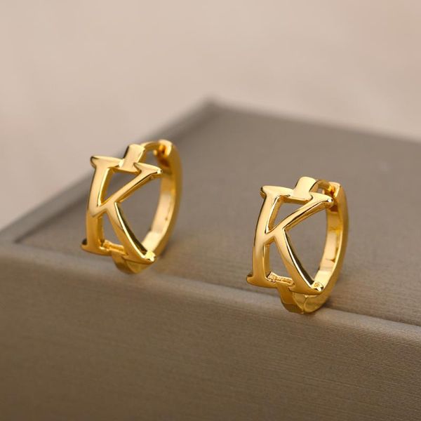 hoop & huggie tiny initial letter stud earrings for women stainless steel gold diy alphabet name earring exaggerated jewelry accessories gif, Golden;silver
hoop & huggie tiny initial letter stud earrings for women stainless steel gold diy alphabet name earring exaggerated jewelry accessories gif, Golden;silver