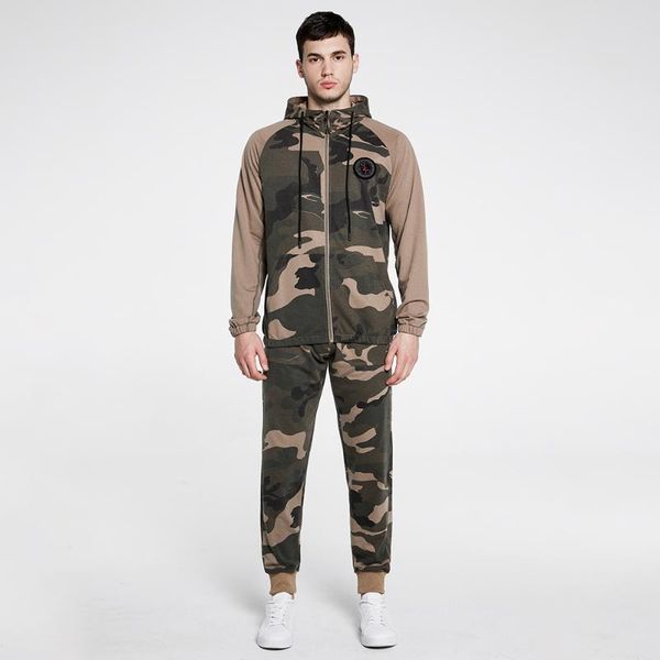 men's tracksuits 2021 men tracksuit set zipper hoodie+sweatpants two pieces casual sweatshirt male patchwork camouflage hoodies sportwe, Gray
men's tracksuits 2021 men tracksuit set zipper hoodie+sweatpants two pieces casual sweatshirt male patchwork camouflage hoodies sportwe, Gray