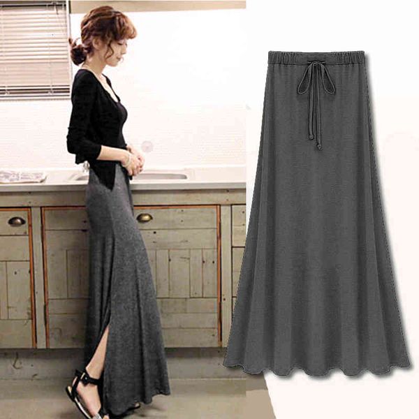 casual dresses long skirts for women spring autumn high waist maxi skirt split elegant lace up jupe femme cotton streetwear saia l, Black;gray
casual dresses long skirts for women spring autumn high waist maxi skirt split elegant lace up jupe femme cotton streetwear saia l, Black;gray
