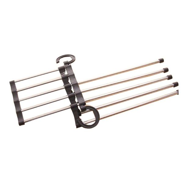 hangers & racks stainless steel pants rack multifunctional five-in-one white magic folding hanger
hangers & racks stainless steel pants rack multifunctional five-in-one white magic folding hanger