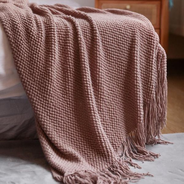 blankets modern office lounge blanket solid color knitted air-condition throw with tassels camping picnic travel
blankets modern office lounge blanket solid color knitted air-condition throw with tassels camping picnic travel