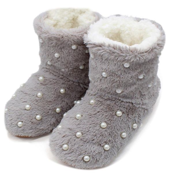 slipper women ladies boots plush soft warm fleece floor socks booties pearl shoes fj88, Black;grey
slipper women ladies boots plush soft warm fleece floor socks booties pearl shoes fj88, Black;grey