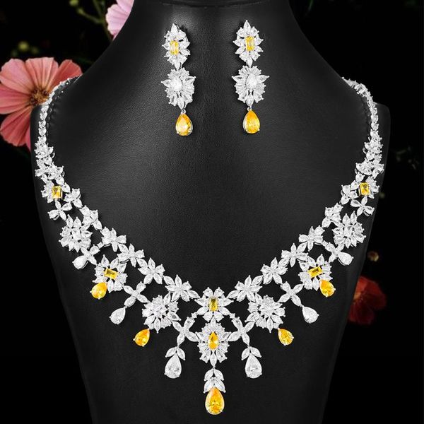 wedding jewelry sets godki 2021 luxury shiny crystal pendant necklace earrings for women bridal dubai party, Slivery;golden
wedding jewelry sets godki 2021 luxury shiny crystal pendant necklace earrings for women bridal dubai party, Slivery;golden