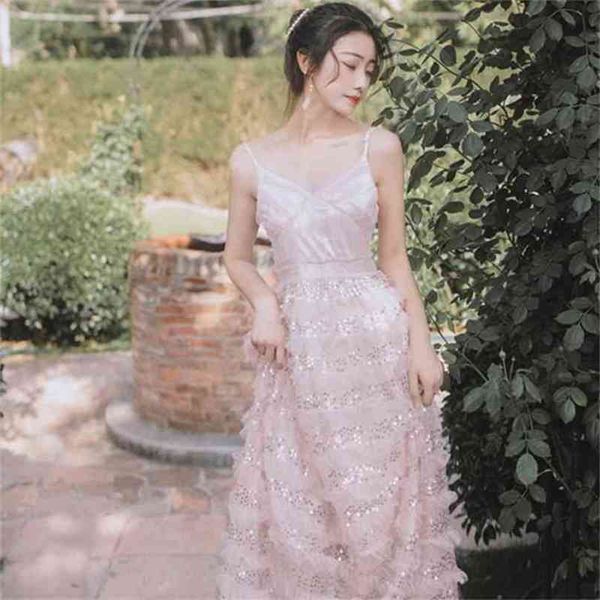 summer sleeveless pink dress for women v-neck mesh evening party female sequins dresses mid-calf woman vestido 210603, Black;gray
summer sleeveless pink dress for women v-neck mesh evening party female sequins dresses mid-calf woman vestido 210603, Black;gray