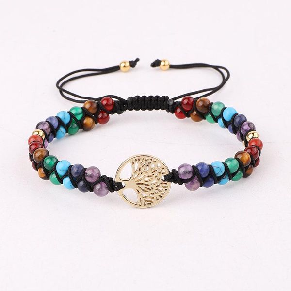 tennis design 7 chakra stone beadsenergy healing yoga beaded adjustable macrame bracelet women men, Golden;silver
tennis design 7 chakra stone beadsenergy healing yoga beaded adjustable macrame bracelet women men, Golden;silver