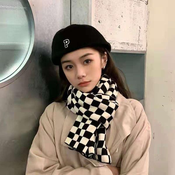 scarves checkerboard plaid scarf women autumn and winter long all-match warmth knitted material, Blue;gray
scarves checkerboard plaid scarf women autumn and winter long all-match warmth knitted material, Blue;gray