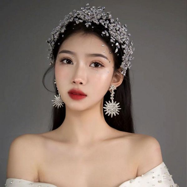 hair clips & barrettes luxury silver color crystal tiaras and crowns with earrings elegant sun plate ear queen full rhinestone wedding acces, Golden;silver
hair clips & barrettes luxury silver color crystal tiaras and crowns with earrings elegant sun plate ear queen full rhinestone wedding acces, Golden;silver